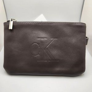 Calvin Klein - Faux Leather Slim Belt Bag/Fanny Pack - Gray - NWT - Medium